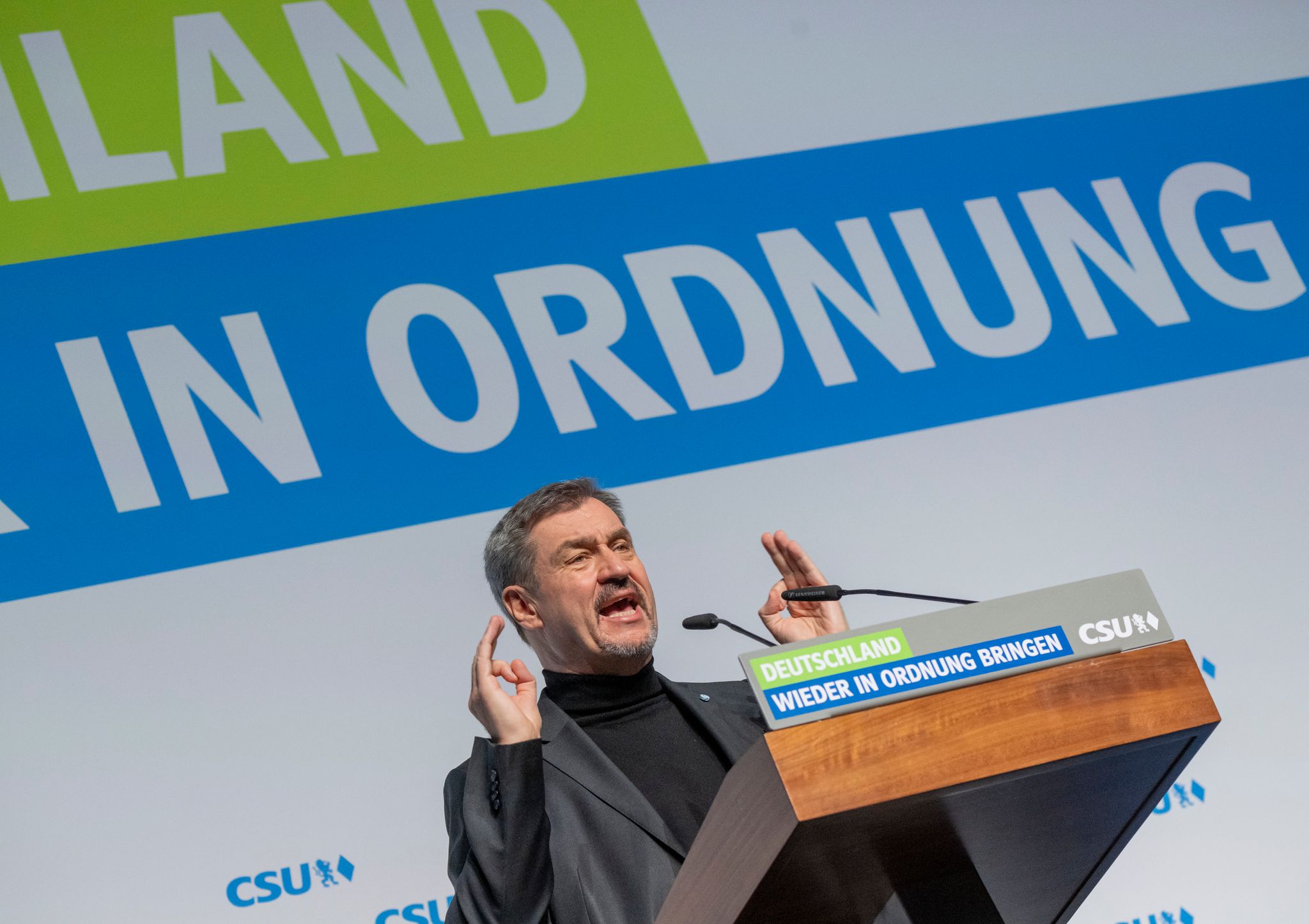 CSU-Chef Söder fordert grundlegenden Regierungs- und Richtungswechsel