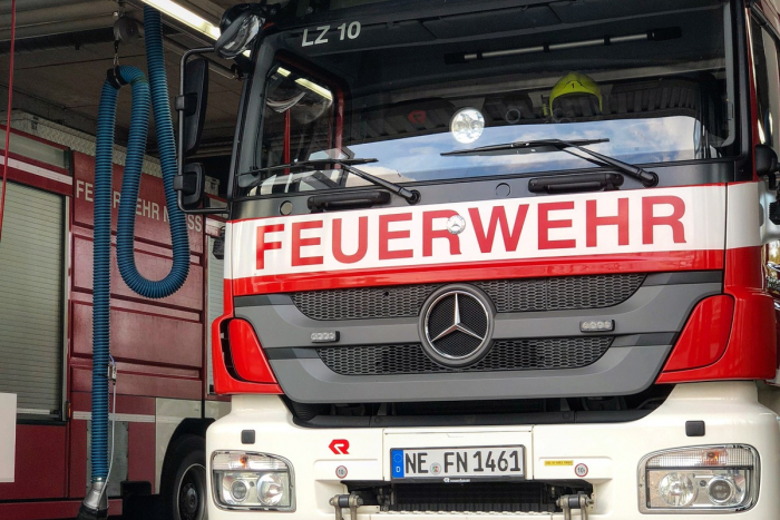 Neuss: Brand im ersten Obergeschoss