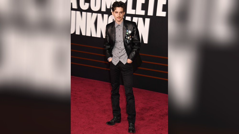 Timothée Chalamet überzeugt im lässigen Rockstar-Look