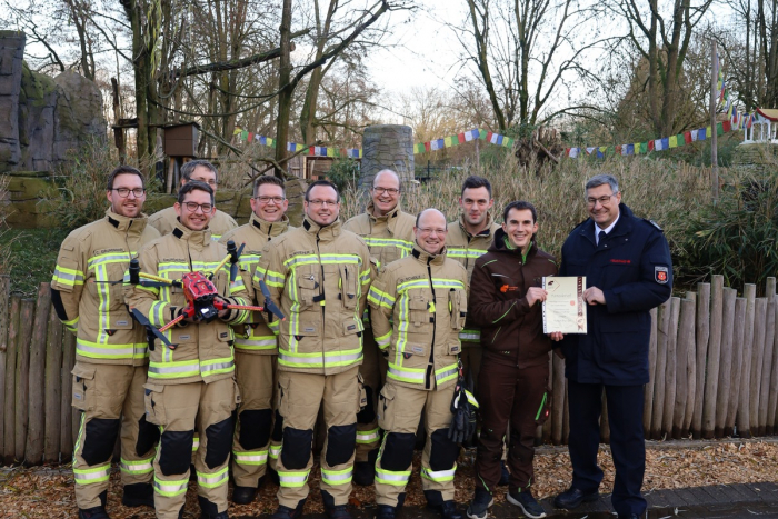 Feuerwehr Kleve übernimmt Patenschaft für Roten Panda