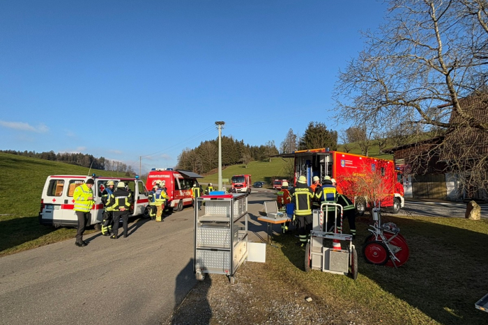 Oberteuringen: Feuerwehr Großeinsatz bei Wohnhausbrand