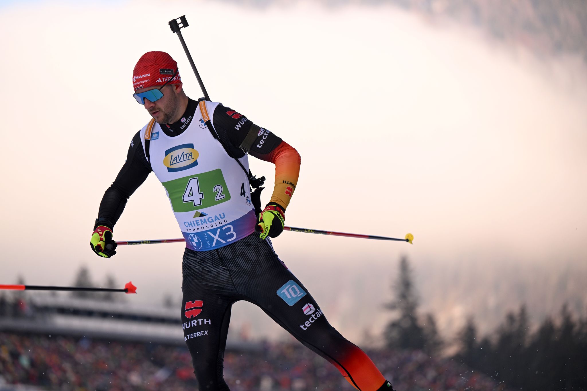 Deutsche Biathleten Staffel-Dritte – Frankreich siegt erneut