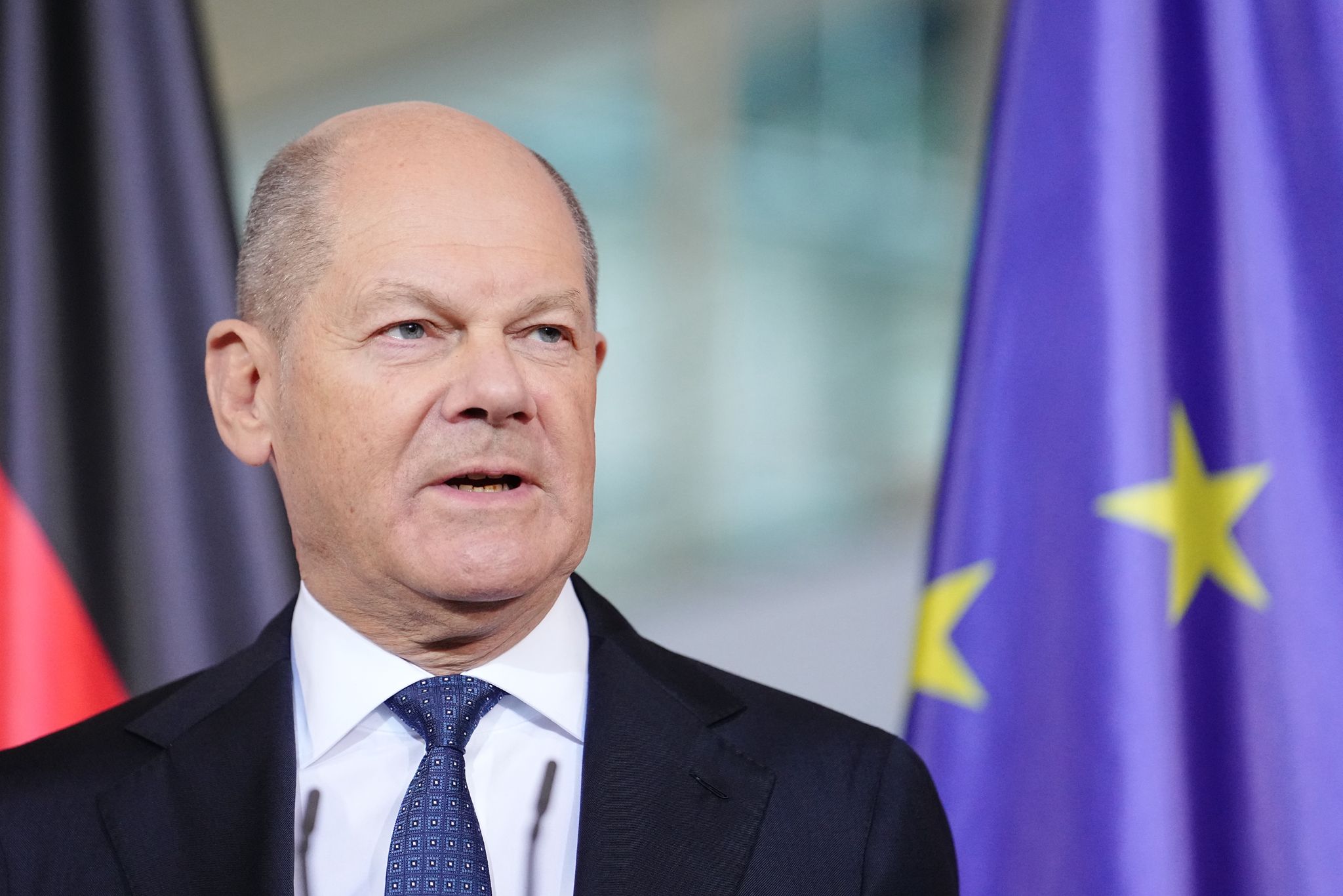 Scholz setzt auf enge Zusammenarbeit mit den USA, betont europäische Stärke