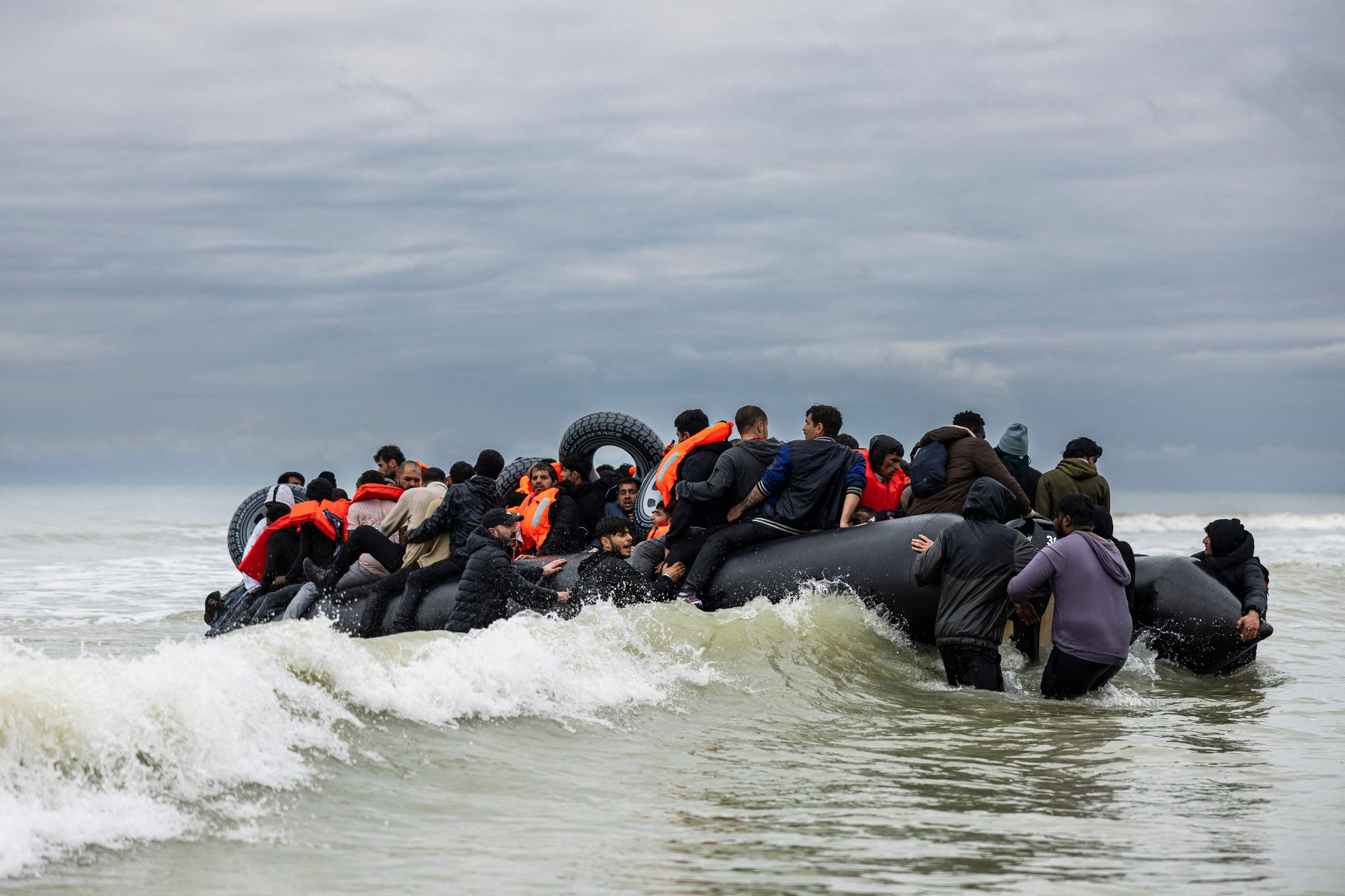 Zahl der Bootsmigranten am Ärmelkanal 2024 wieder gestiegen