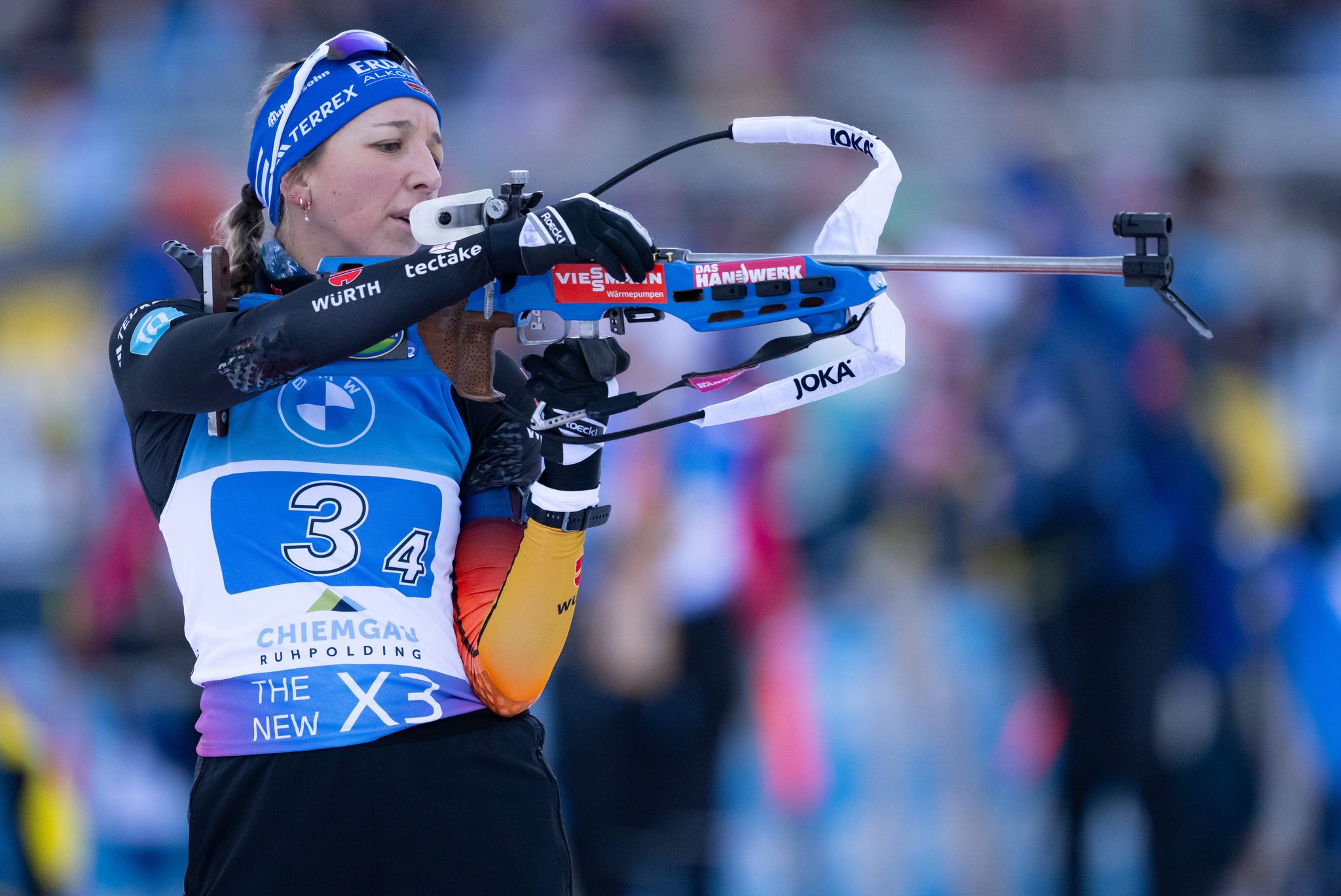 Deutschland gewinnt Staffel in Ruhpolding