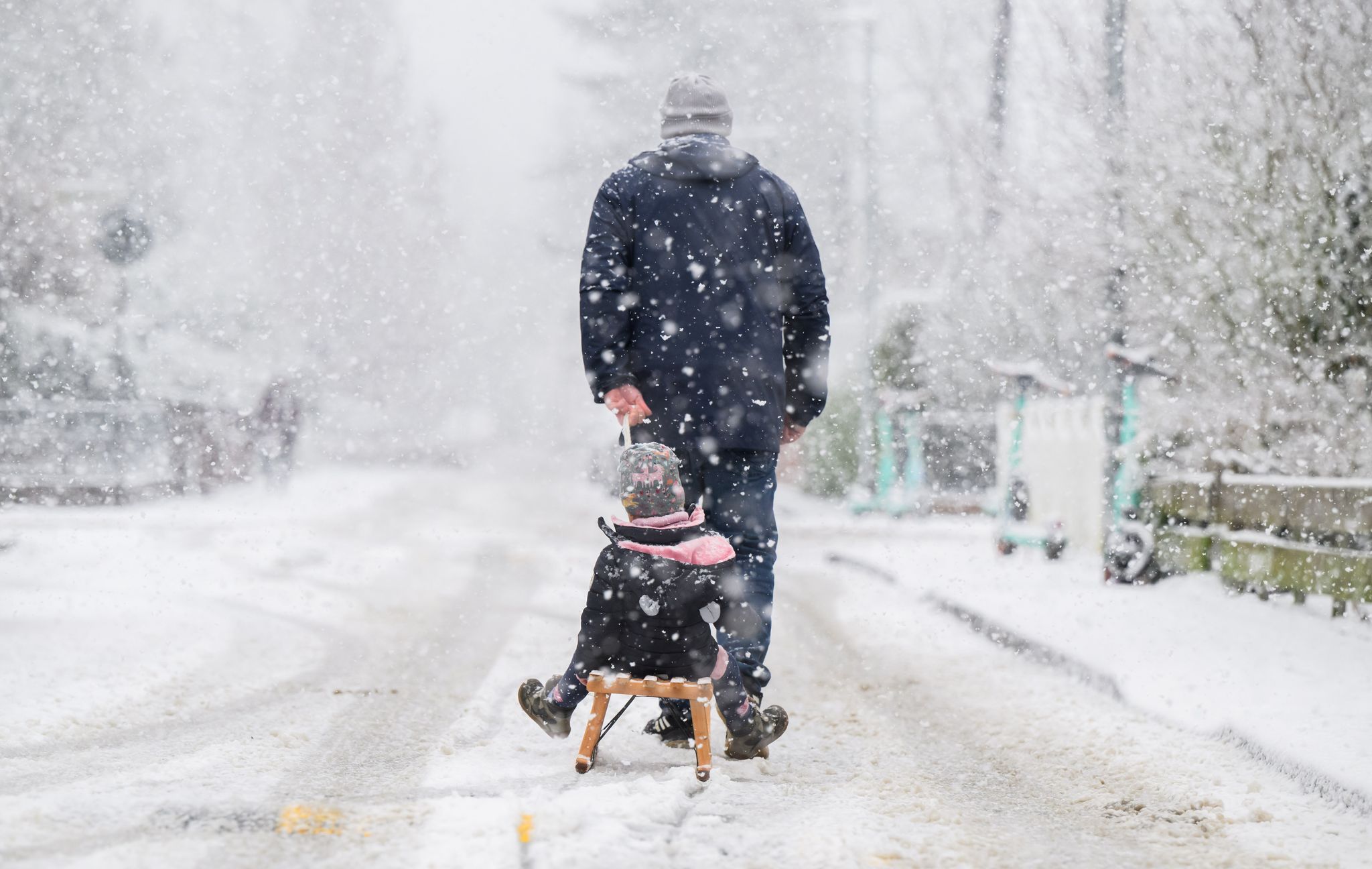 Schneeschauer in Deutschland erwartet