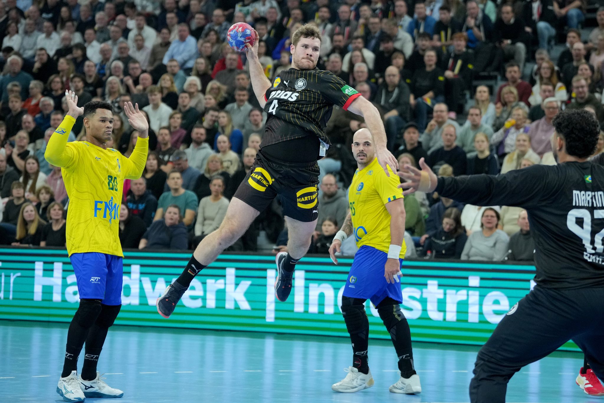 Deutsche Handballer siegen gegen Brasilien in Testspiel-Vorbereitung auf die Weltmeisterschaft