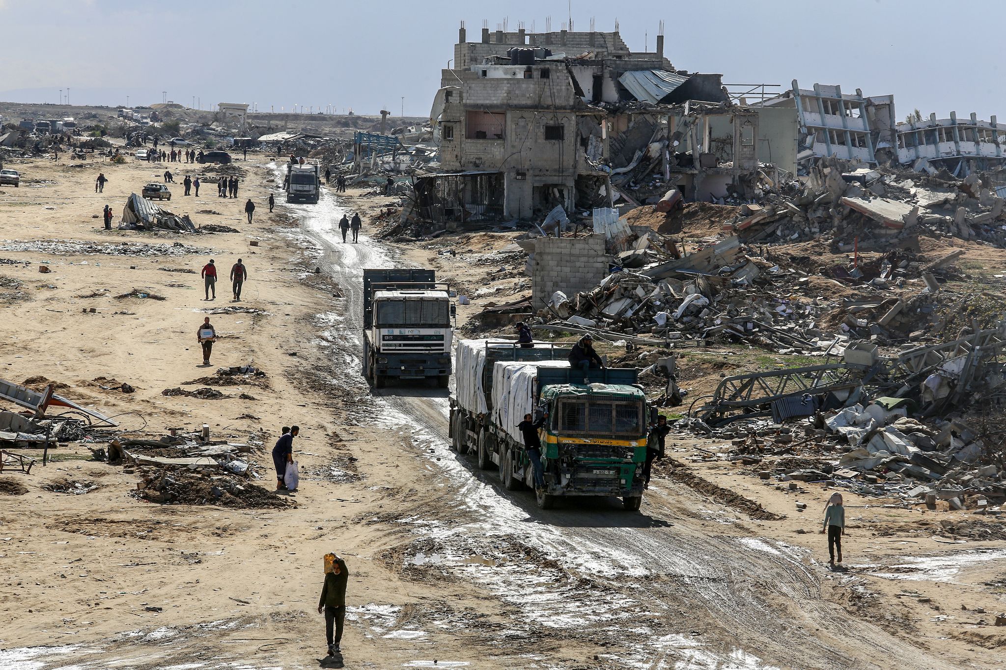 UN-Nothilfeprogramm: Größere Menge Hilfsgüter erreicht Gaza