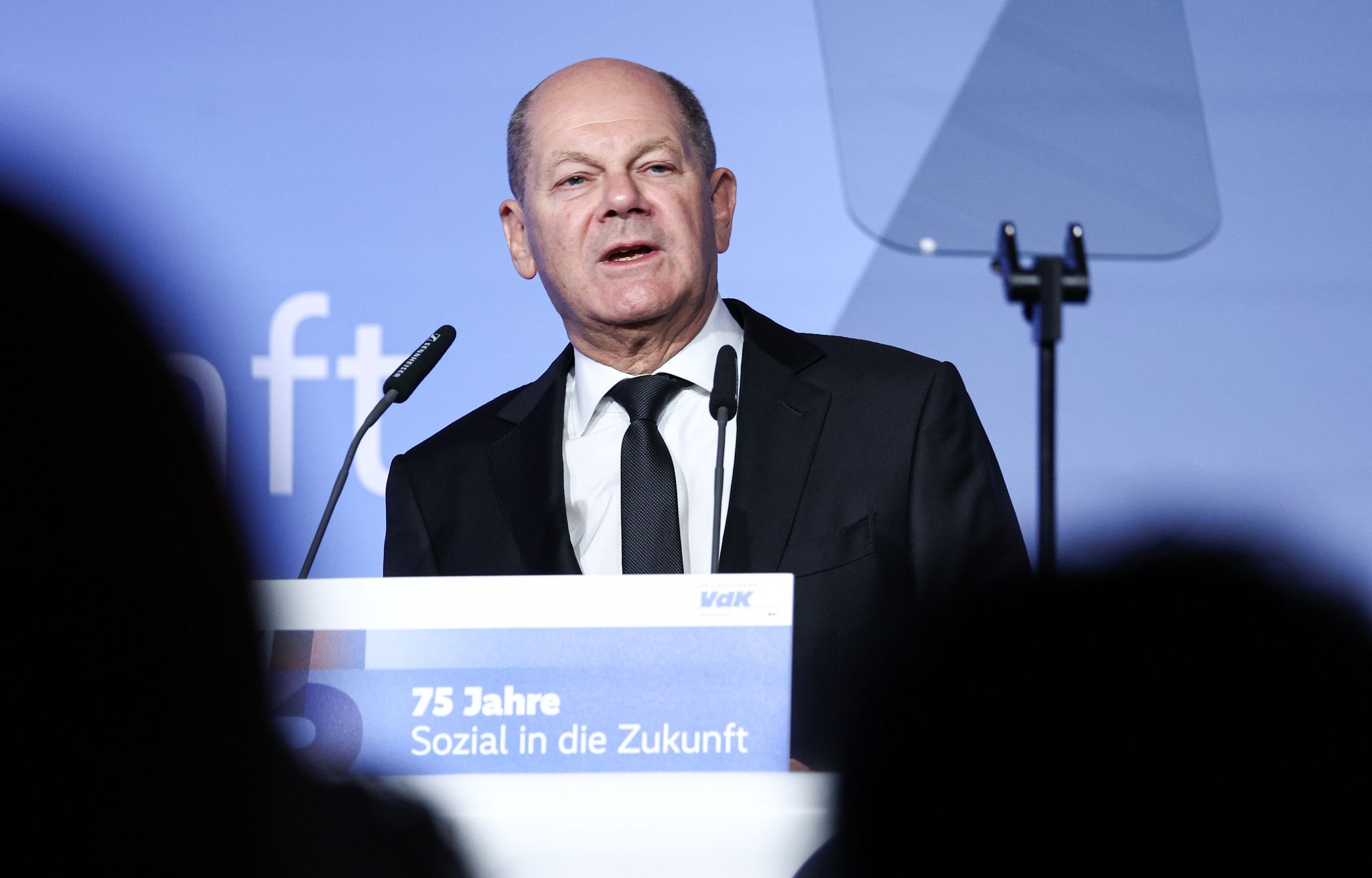 Olaf Scholz verspricht uneingeschränktes Festhalten an sozialer Sicherung