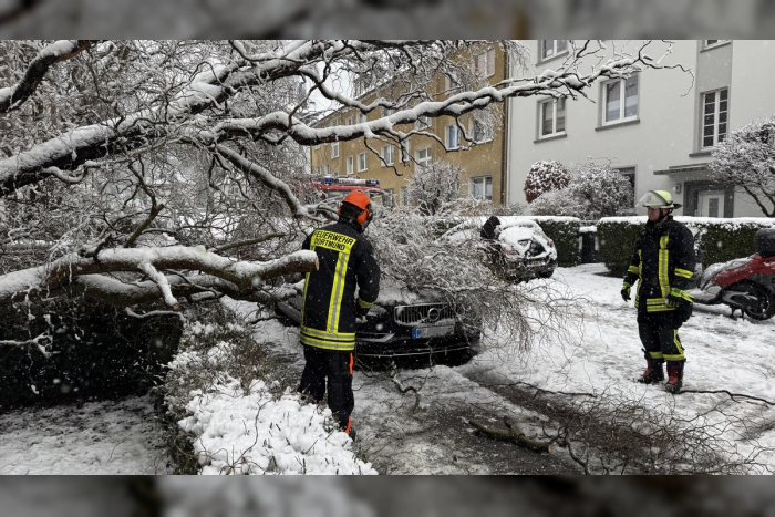 Syburg: Feuerwehr-Einsätze nach Schneefall