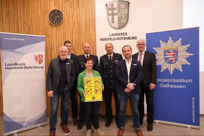 Landkreis Hersfeld-Rotenburg: Waffenverbotszone in Bad Hersfeld genehmigt