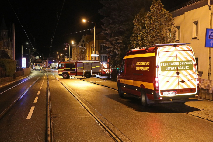 Gasaustritt gestoppt in Dresden-Bühlau