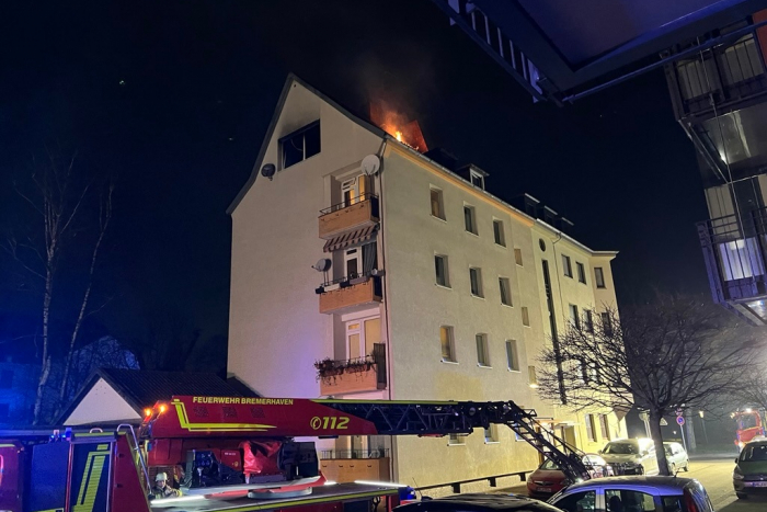 Lehe: Brand in der Straße An der Pauluskirche