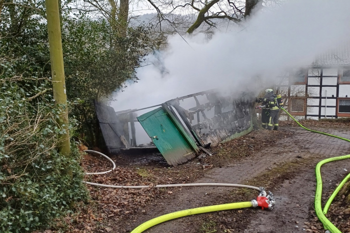 Garagebrand und Brandmeldeanlagen in Wetter