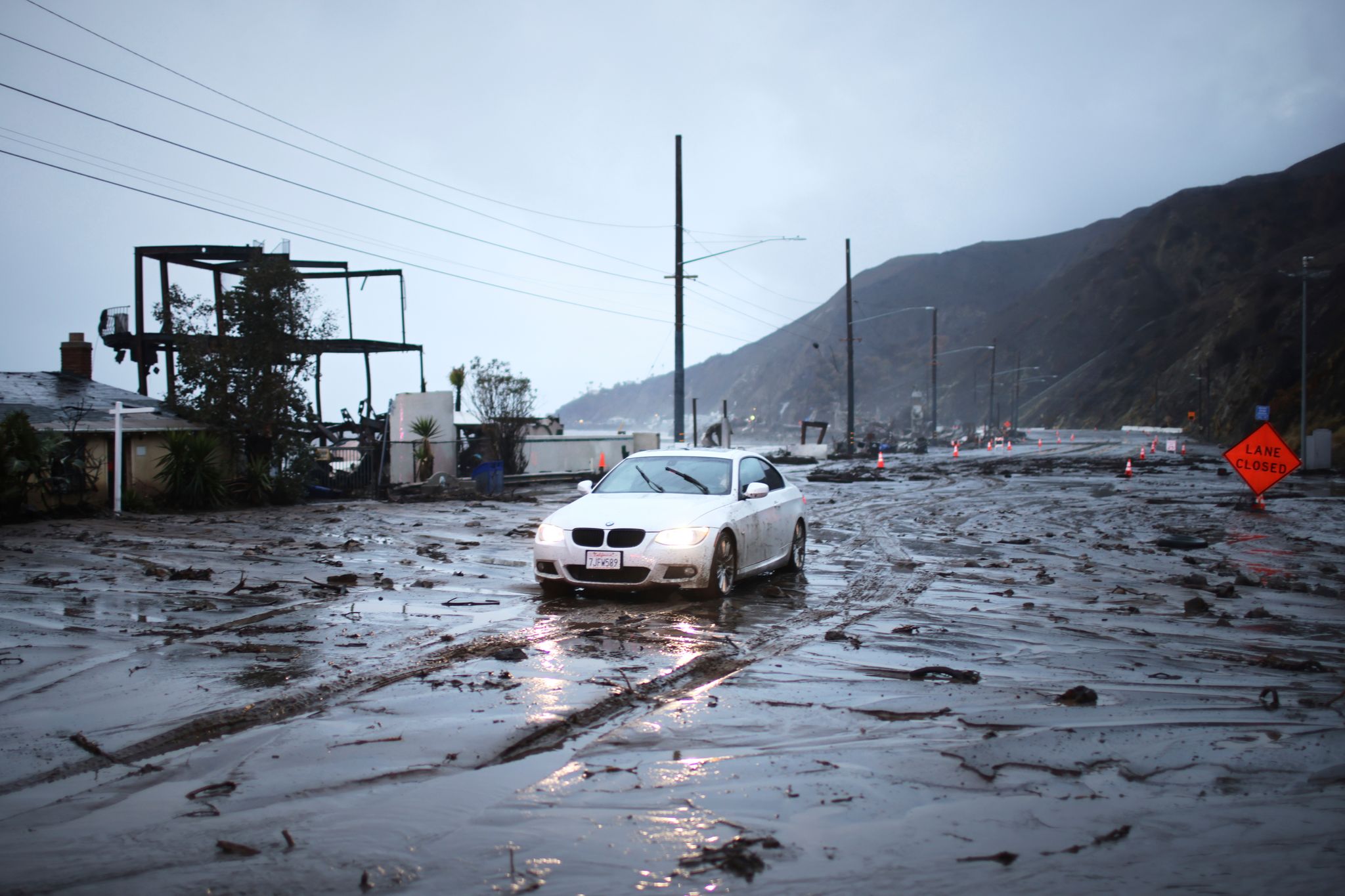 Unwetter bringt Chaos nach Bränden in Los Angeles