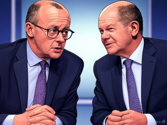 TV-Duell Scholz Merz