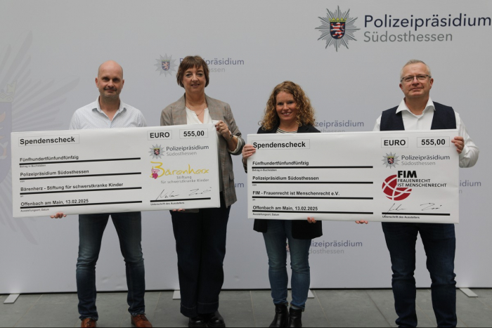 Offenbach: Spendenübergabe an gemeinnützige Einrichtungen