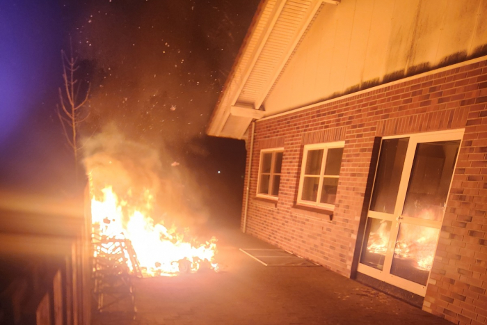 Brand auf Schulgelände in Meldorf