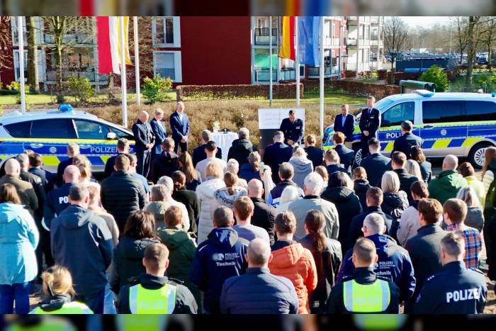 Dresden: Gedenken der Polizei im Kreis Borken