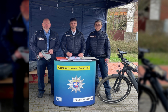 Bensheim: Polizei codiert 40 Fahrräder