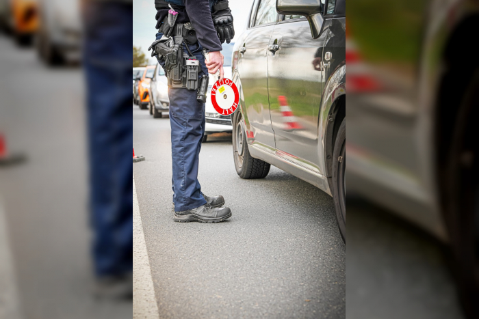 Polizeikontrollen in Griesheim