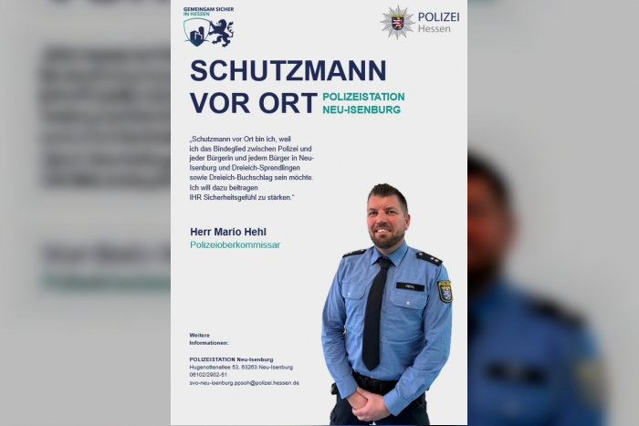 Neuer Schutzmann vor Ort in Gravenbruch