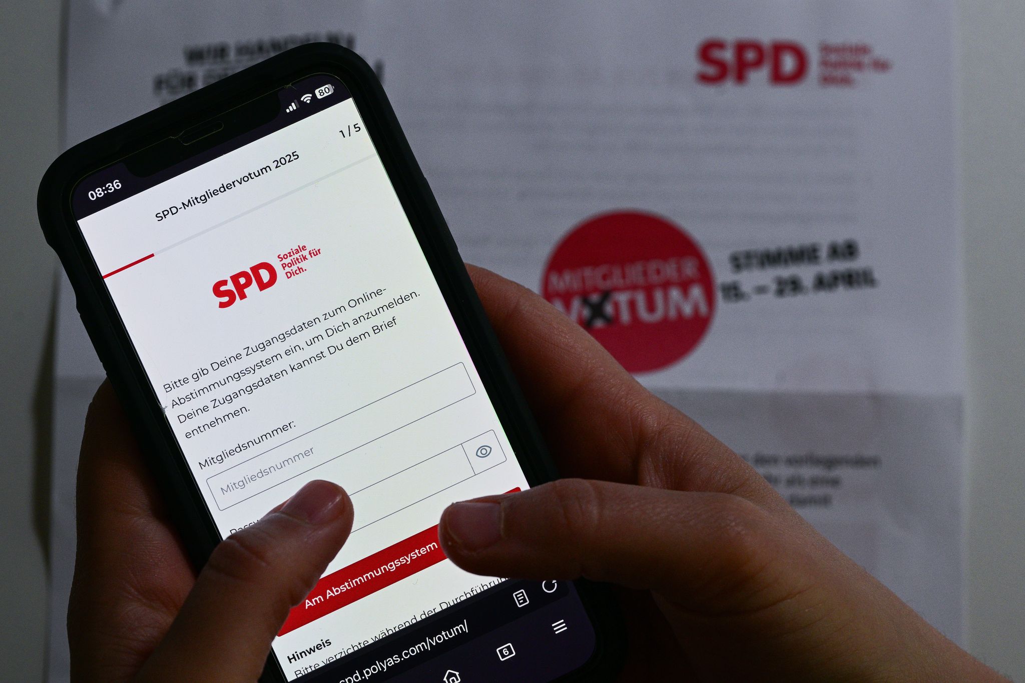 SPD gibt Mitgliedervotum zum Koalitionsvertrag bekannt