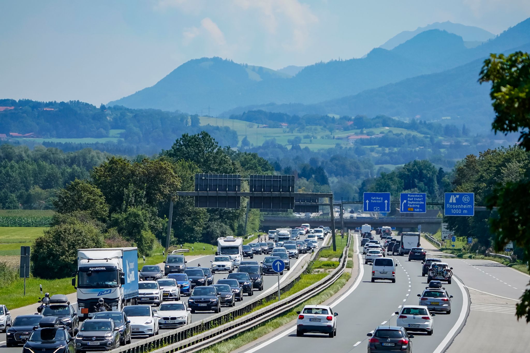 Zum Ferienende nochmals Staugefahr auf den Autobahnen