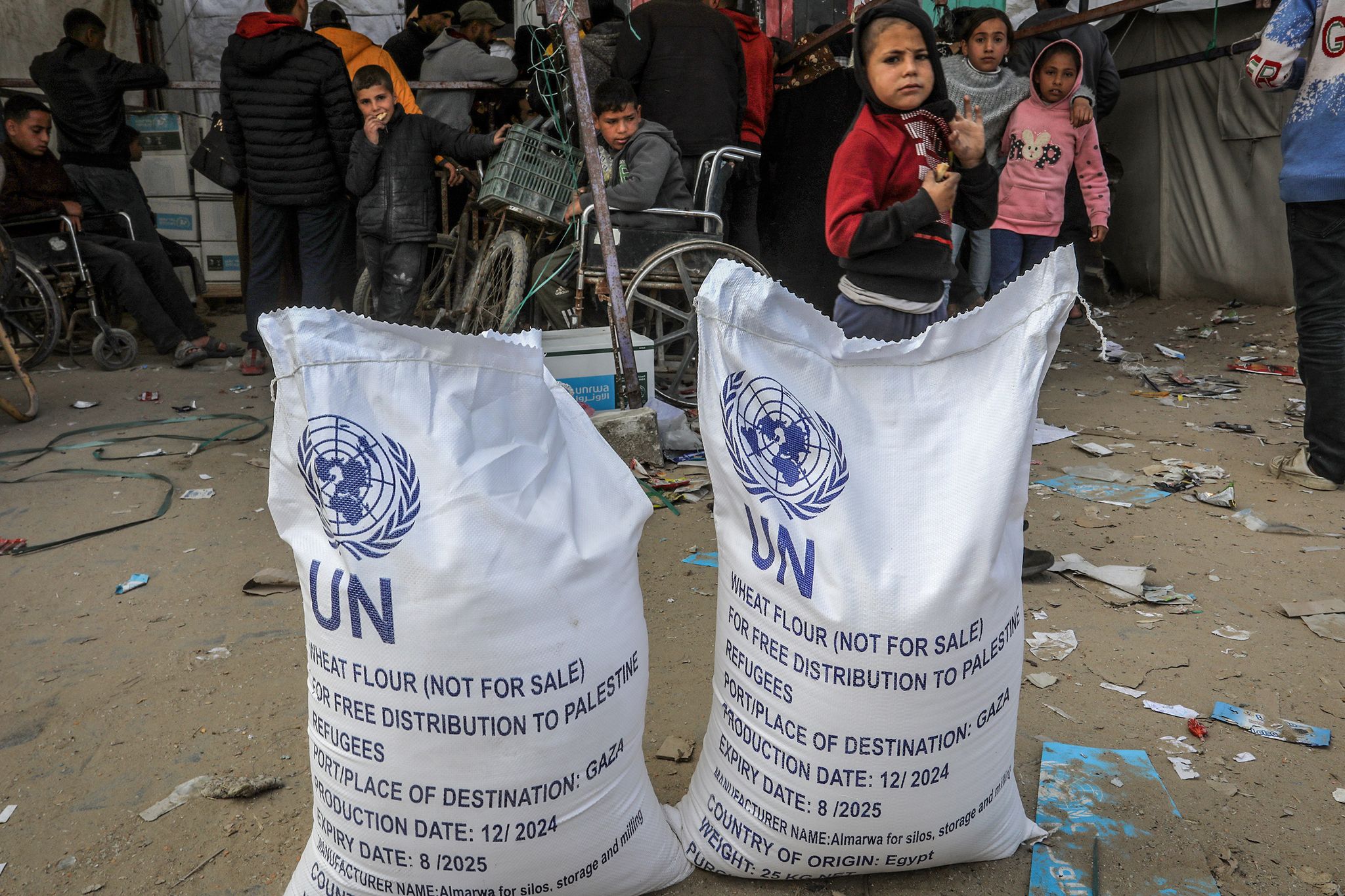 UN-Organisation gehen Nahrungsmittelvorräte in Gaza aus