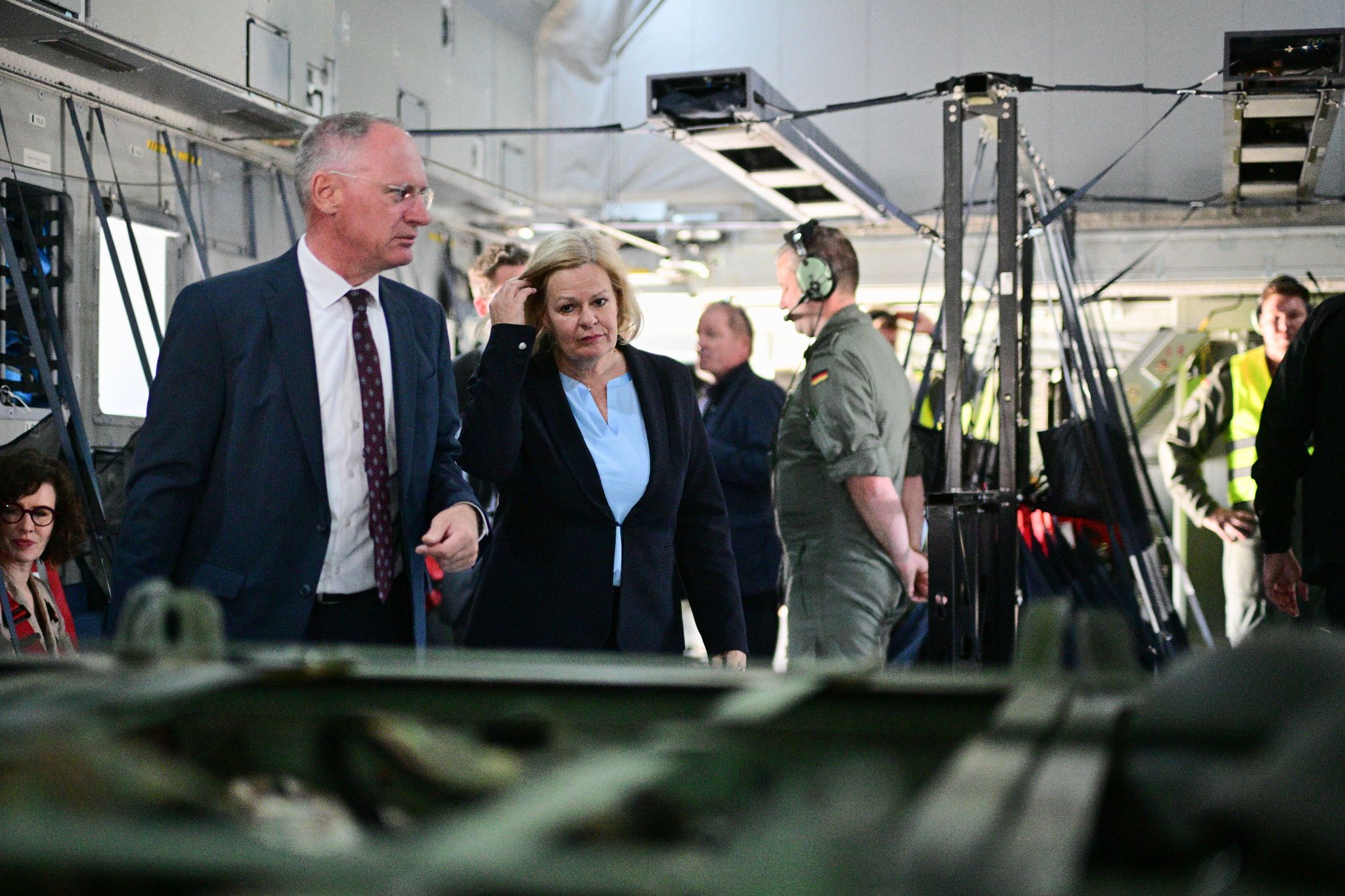 Deutsche Innenministerin Nancy Faeser besucht Damaskus