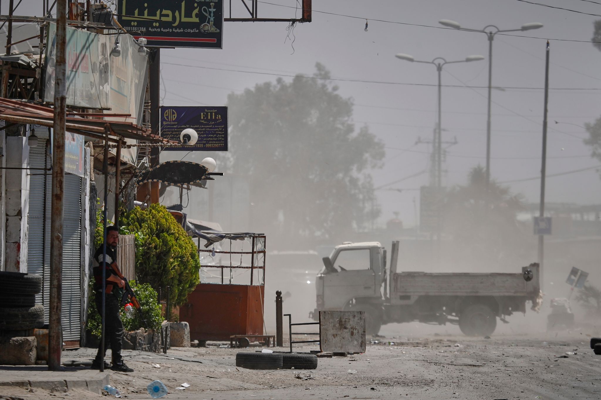 Elf Tote bei Kämpfen nahe Damaskus in Syrien