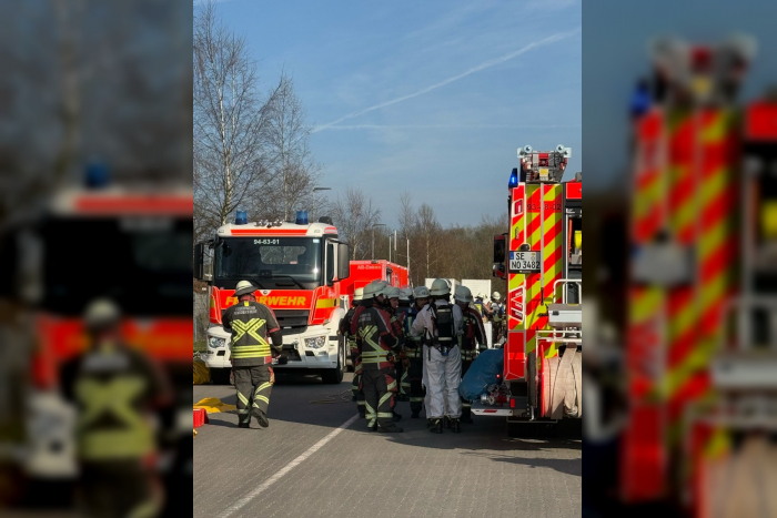 Norderstedt: Gefahrguteinsatz Lemsahler Weg