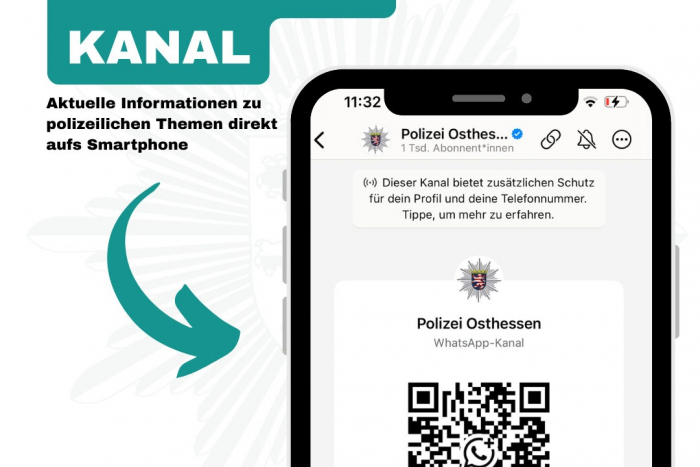 Polizei Osthessen auf WhatsApp