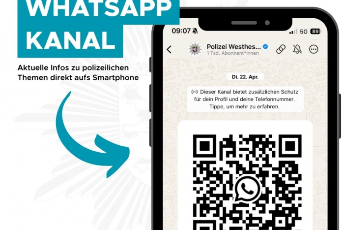 Limburg: Polizei startet WhatsApp-Kanal