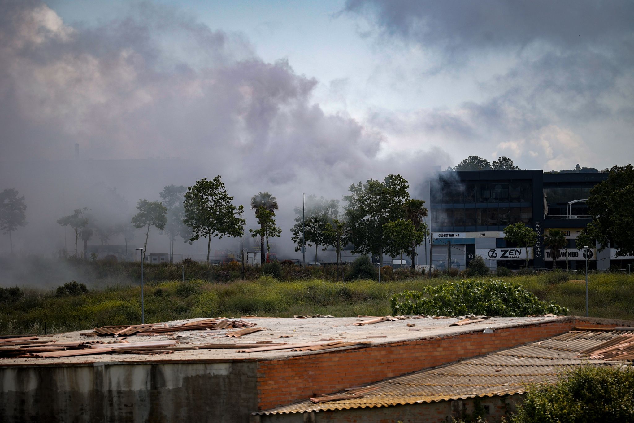 Brand in Chlorlager: 150.000 Spanier durften nicht ins Freie