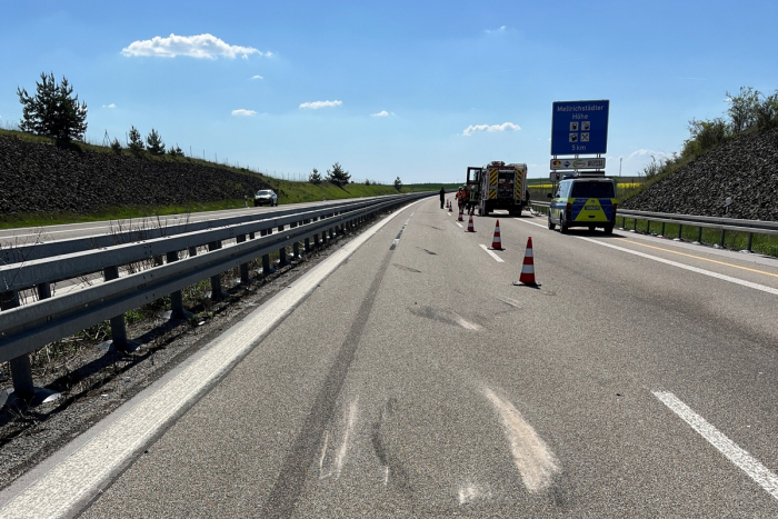 Rentwertshausen: Verkehrsunfall auf der A71