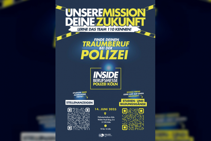 Polizei Köln lädt zur 2. INSIDE-Berufsmesse ein