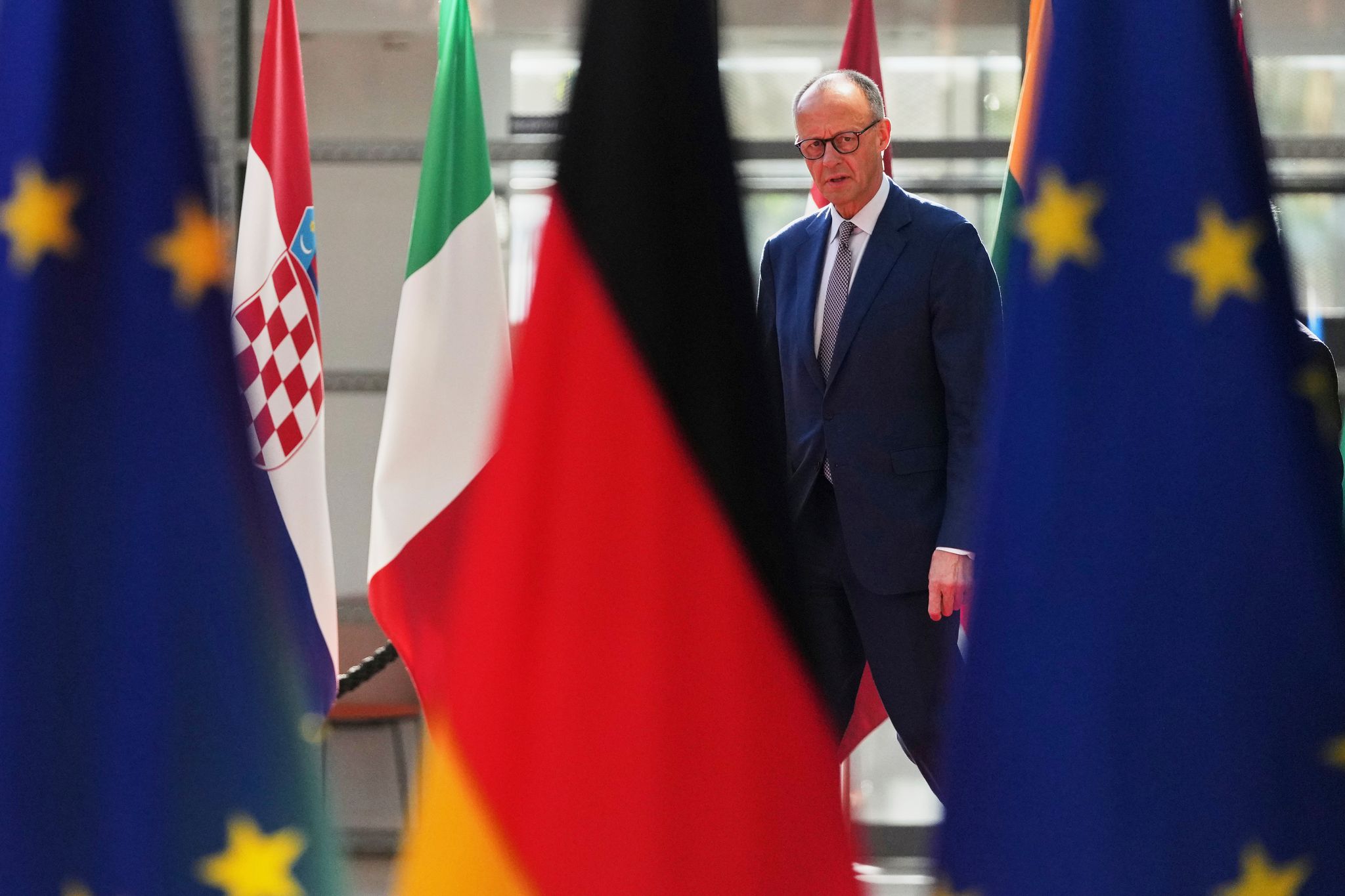 Merz wirbt bei Trump für Abschaffung aller Zölle