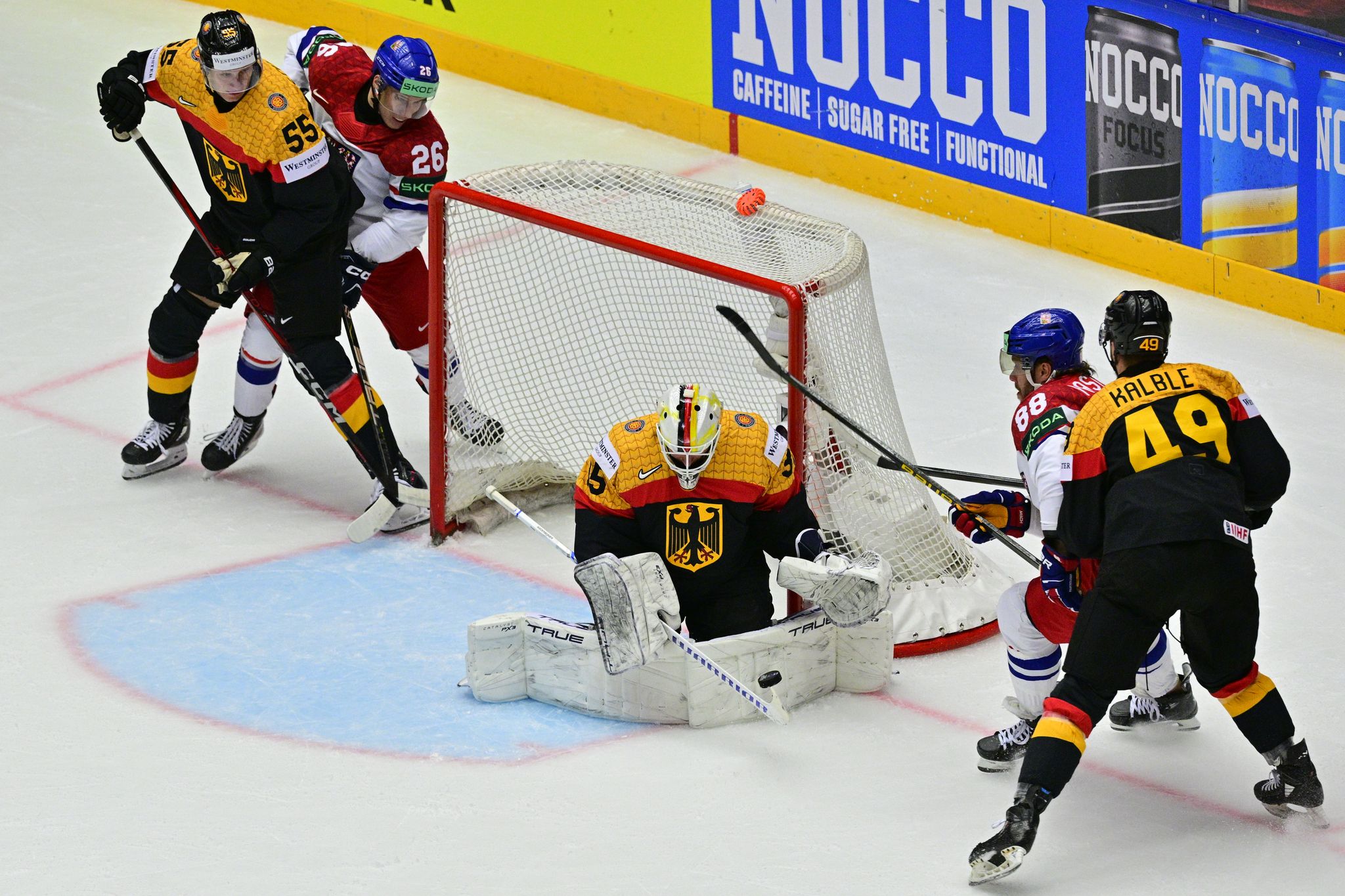 Deutschland unterliegt Tschechien mit 0:5 bei Eishockey-WM