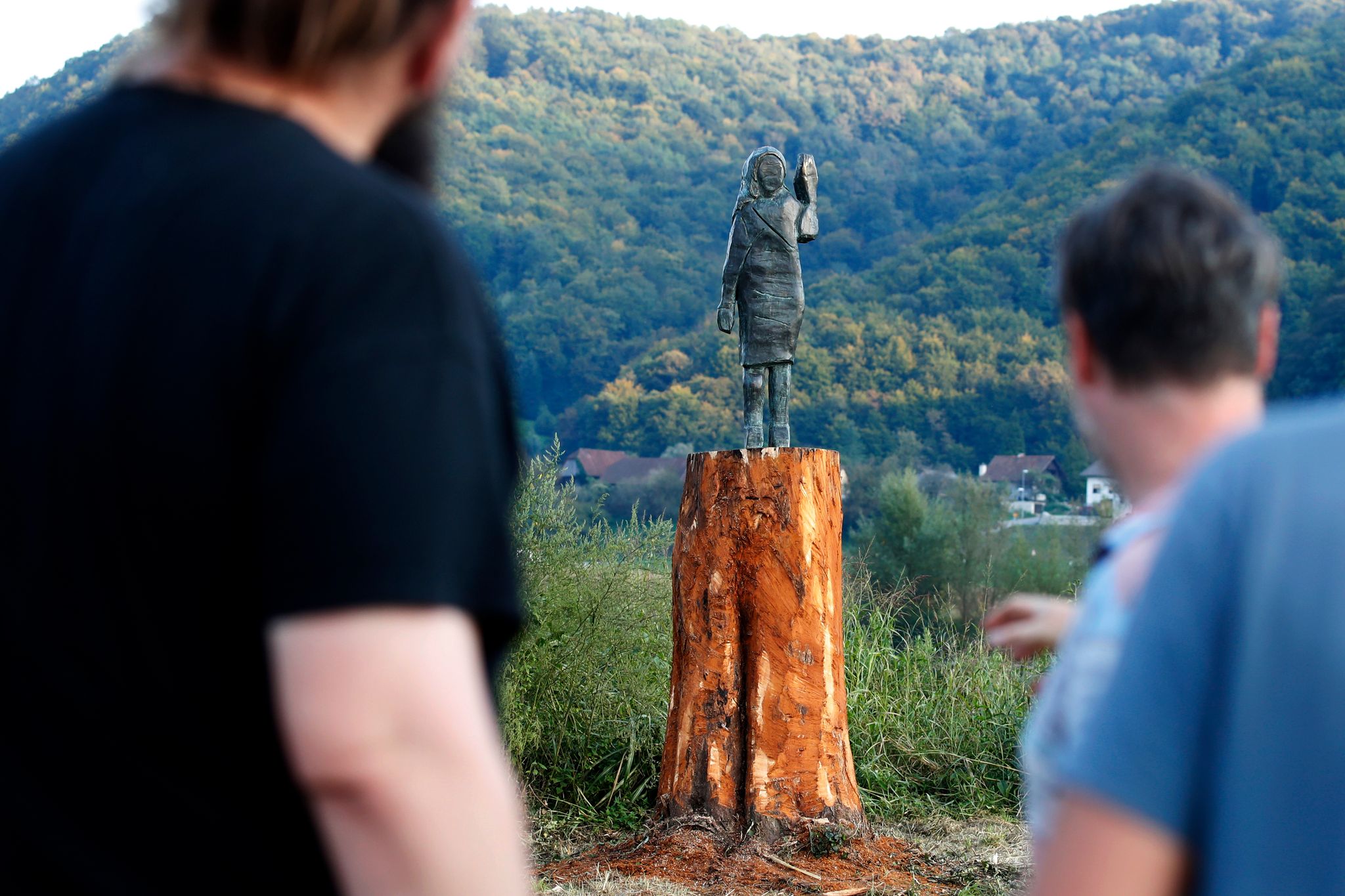 Statue von Melania Trump in Slowenien gestohlen