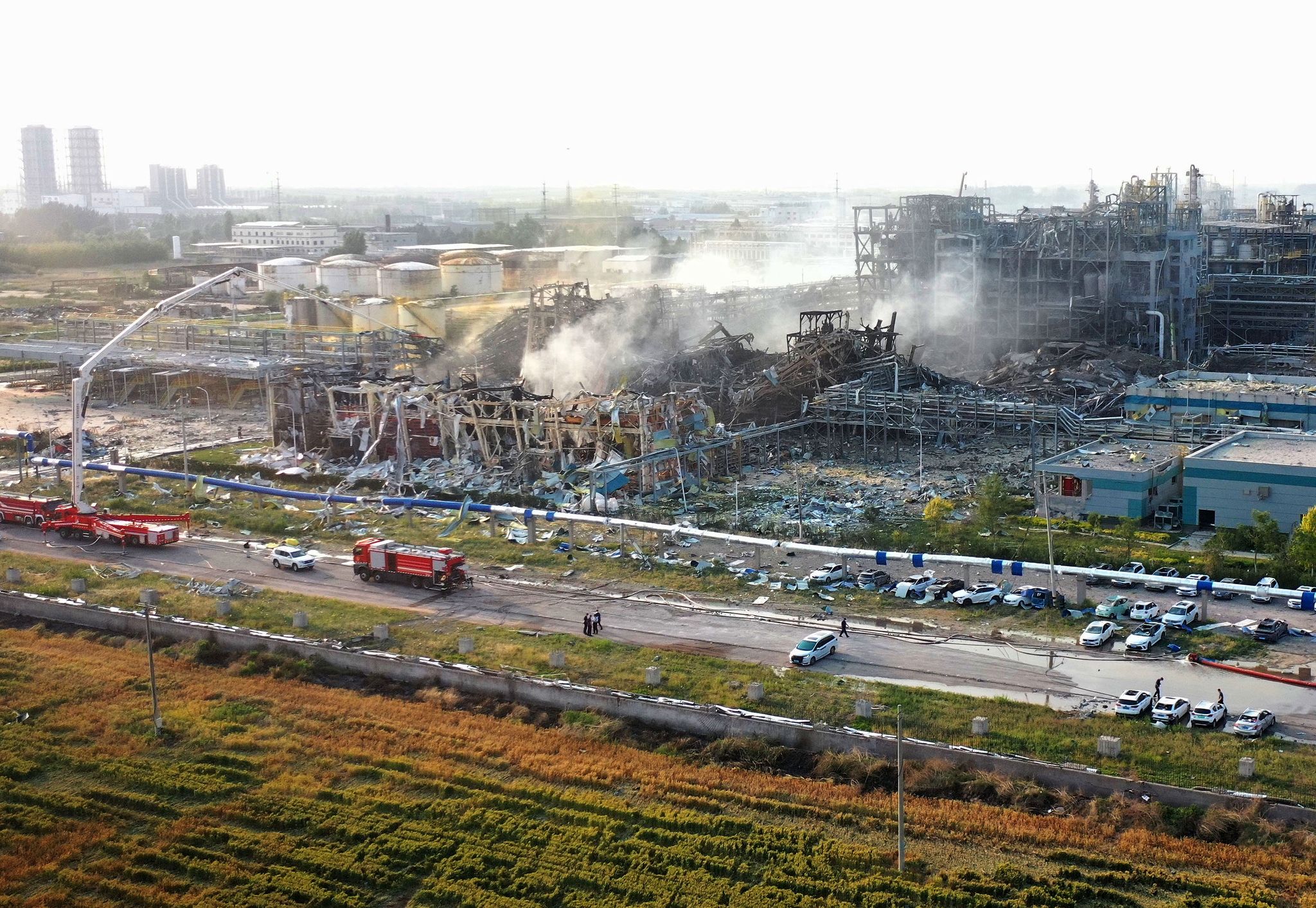 Tödliche Explosion in Chemiefabrik in China