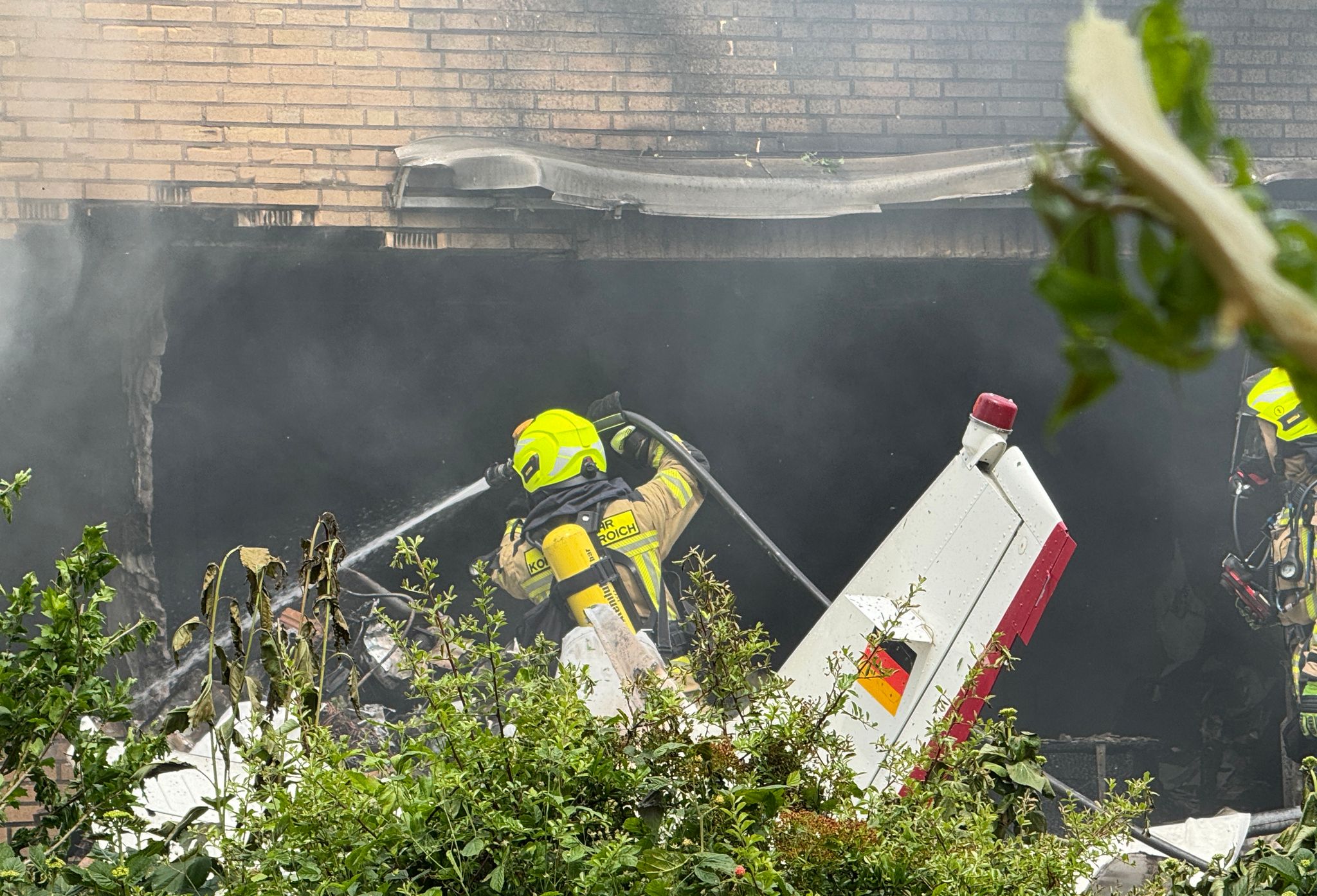 Zwei Tote bei Unfall mit abgestürztem Kleinflugzeug