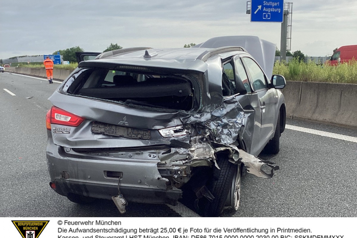 Aubing-Lochhausen-Langwied: Verkehrsunfall mit einem Verletzten