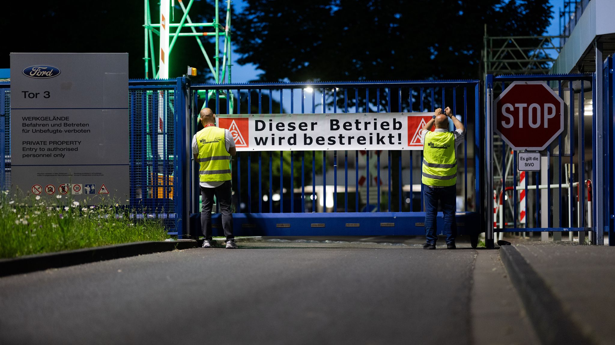 Historischer Streik bei Ford Köln, IG Metall kämpft für Beschäftigte