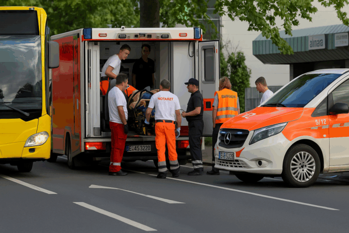 Essen Busunfall Senior