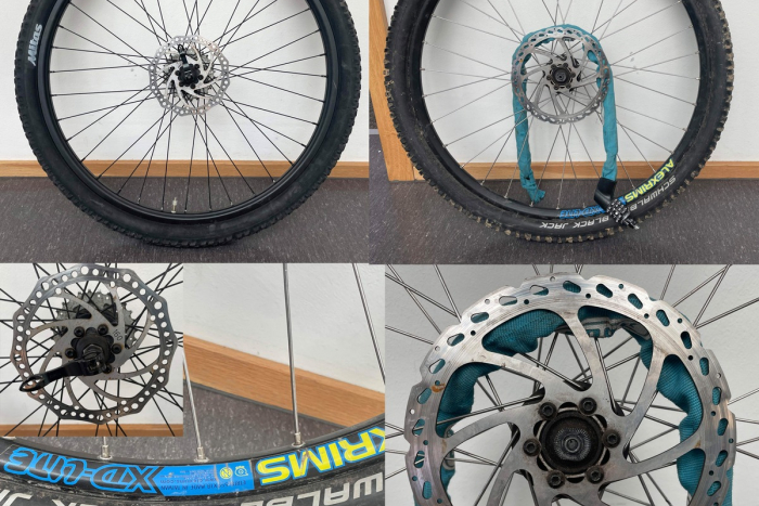 Gesucht: Eigentümer von Fahrradteilen
