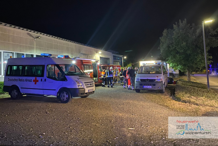 Hämmern: Brand in Lagerhalle