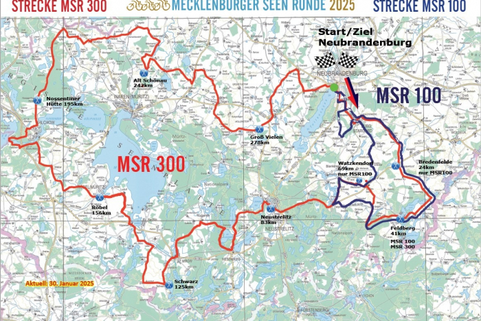 Wesenberg: MSR Radveranstaltung in Neubrandenburg