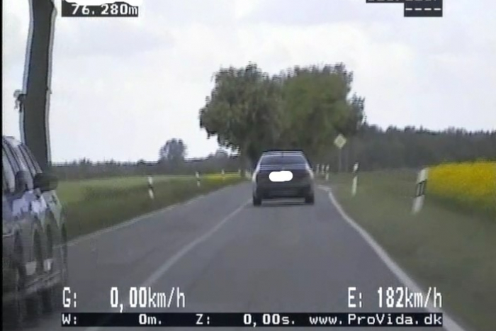 Hohenmocker: Raser auf Landesstraße mit 182 km/h unterwegs