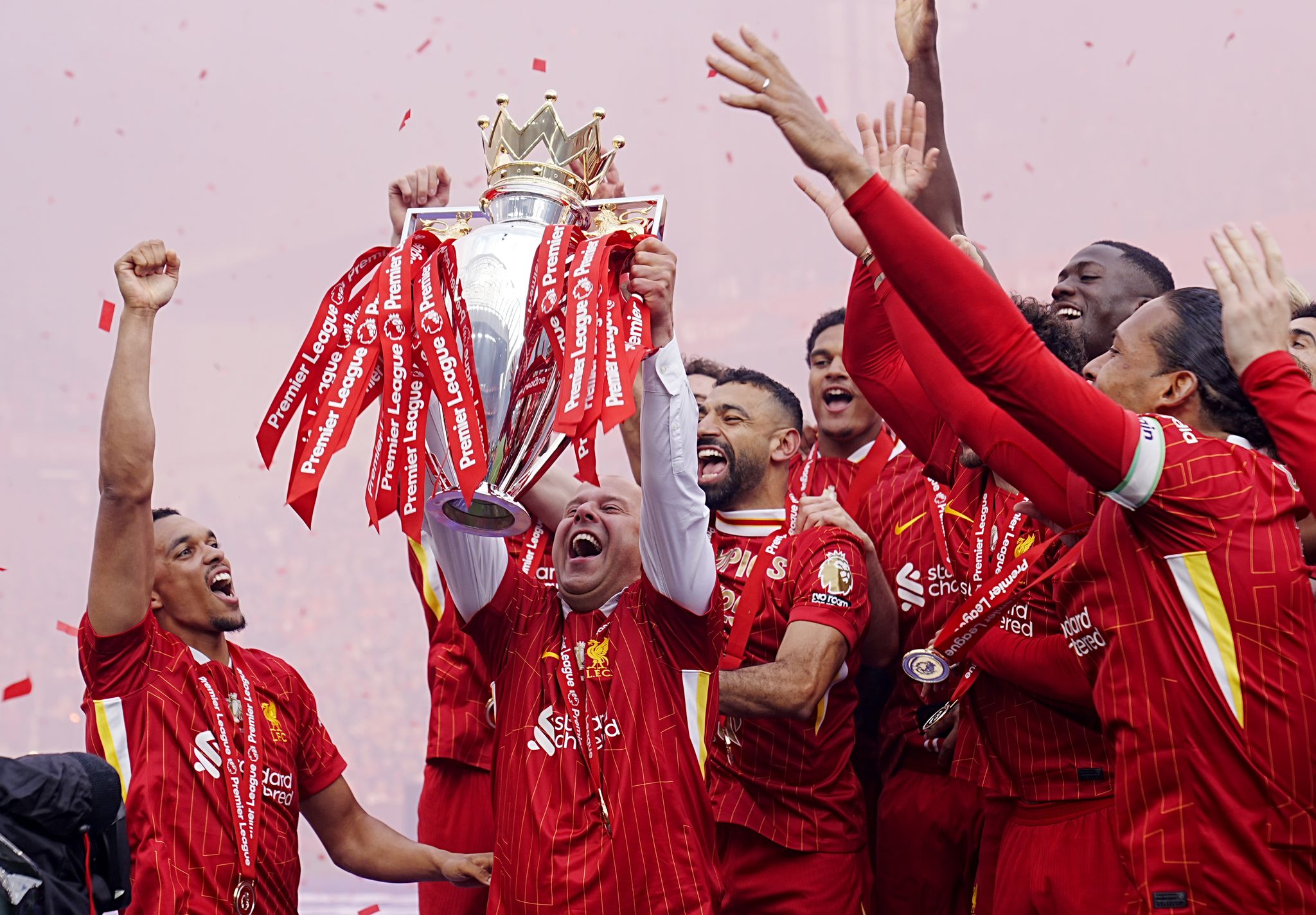 Ex-Coach Klopp mittendrin bei Liverpools Meister-Sause
